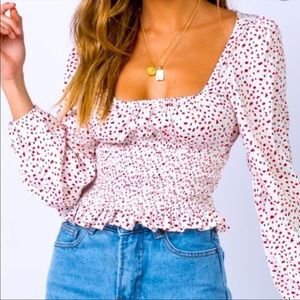 Princess Polly Polka Dot Long Sleeve